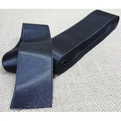  Satin Ribbon No:12, 4cm Black